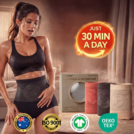AllyBee® Moringa & Berberine 4-In-1 Micro-Particle Sculpting & Fat-Burn Shorts