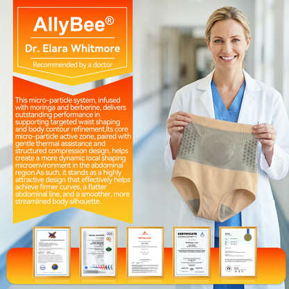 AllyBee® Moringa & Berberine 4-In-1 Micro-Particle Sculpting & Fat-Burn Shorts