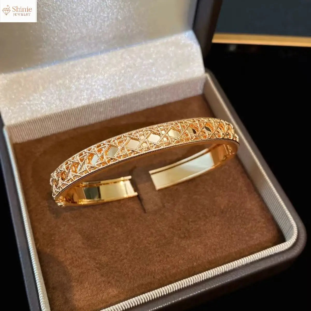 Luxury Designer S925 Sterling Silver Bangle  Cross Pattern Bracelet Women Trend Party Jewelry Accessory Valentine's Day gift