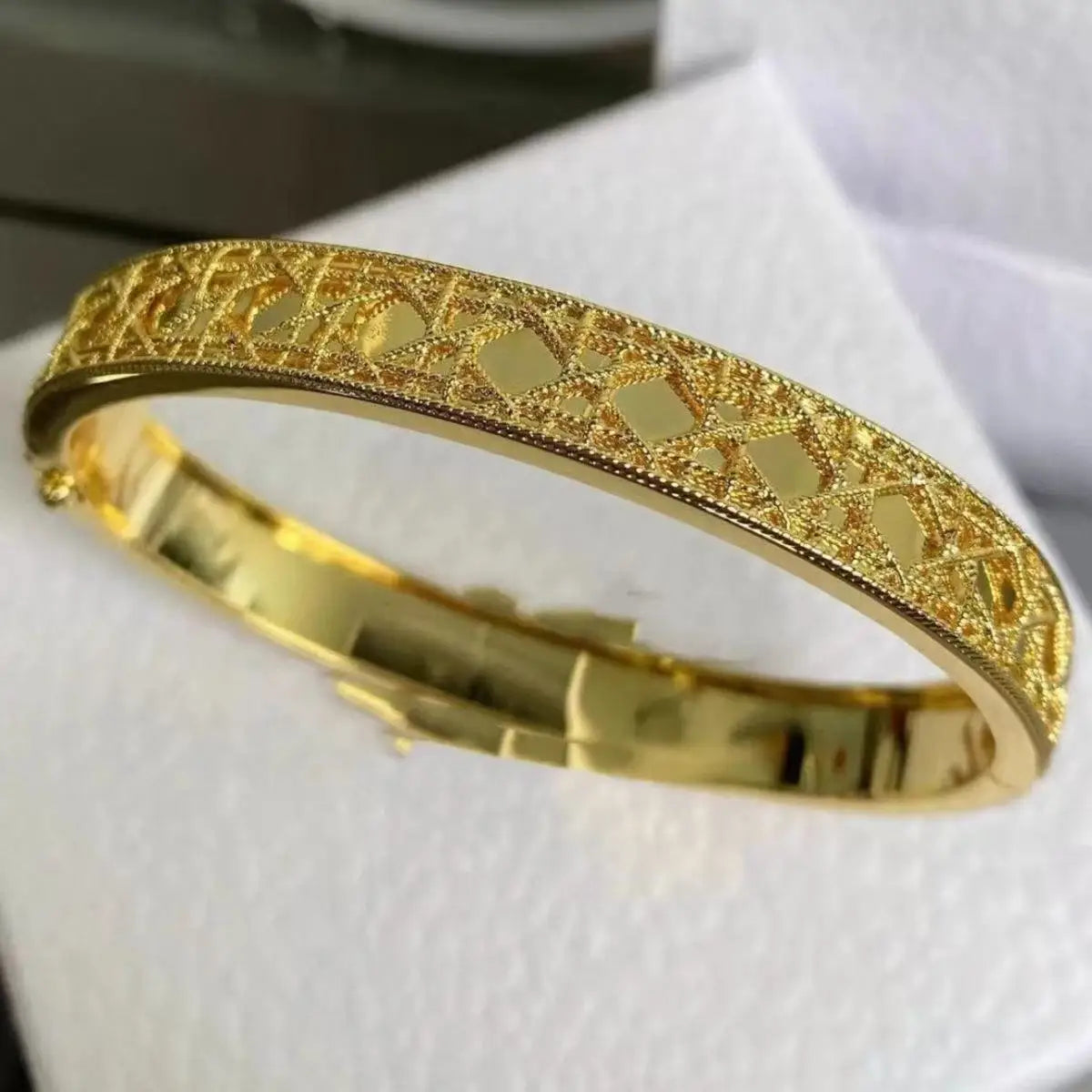 Luxury Designer S925 Sterling Silver Bangle  Cross Pattern Bracelet Women Trend Party Jewelry Accessory Valentine's Day gift